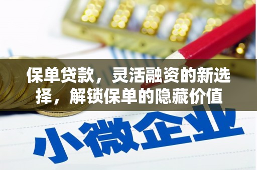 涞水保单贷款，灵活融资的新选择，解锁保单的隐藏价值