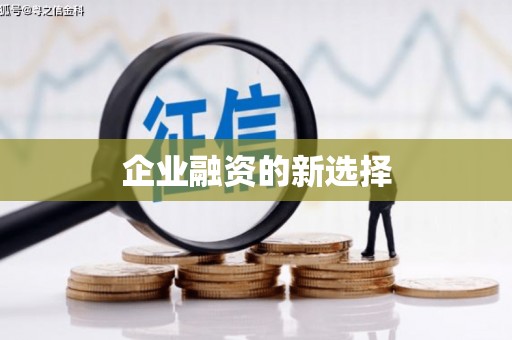 涞水企业融资的新选择