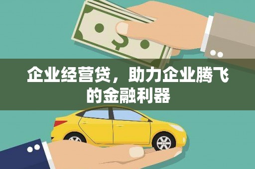 涞水企业经营贷，助力企业腾飞的金融利器