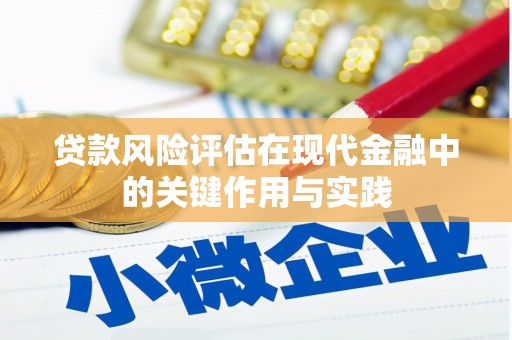 涞水贷款风险评估在现代金融中的关键作用与实践