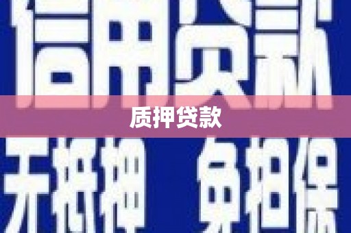涞水质押贷款