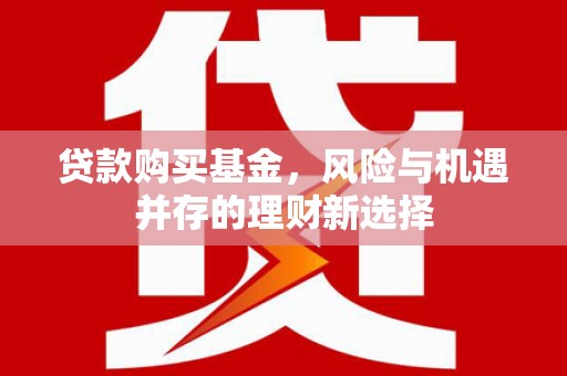 涞水贷款购买基金，风险与机遇并存的理财新选择