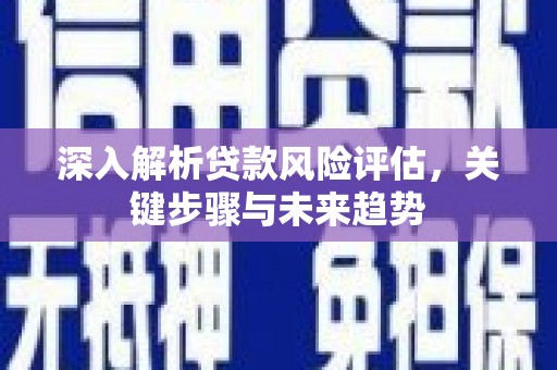 涞水深入解析贷款风险评估，关键步骤与未来趋势