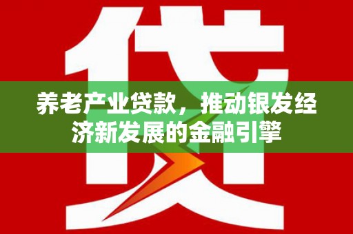 涞水养老产业贷款，推动银发经济新发展的金融引擎