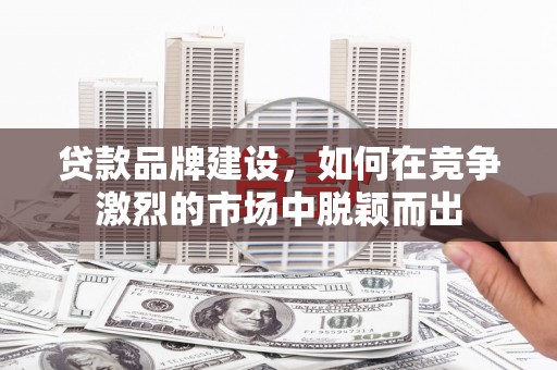 涞水贷款品牌建设，如何在竞争激烈的市场中脱颖而出