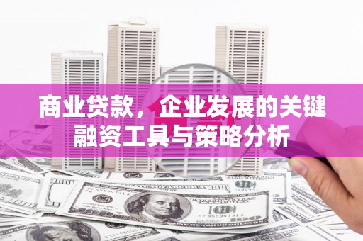 涞水商业贷款，企业发展的关键融资工具与策略分析