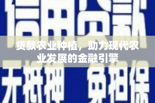 涞水贷款农业种植，助力现代农业发展的金融引擎