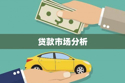 涞水贷款市场分析
