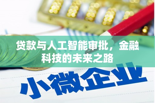 涞水贷款与人工智能审批，金融科技的未来之路