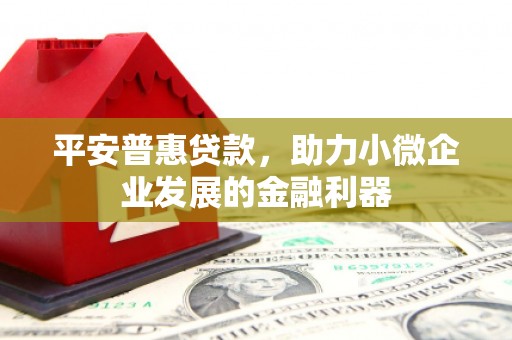 涞水平安普惠贷款，助力小微企业发展的金融利器