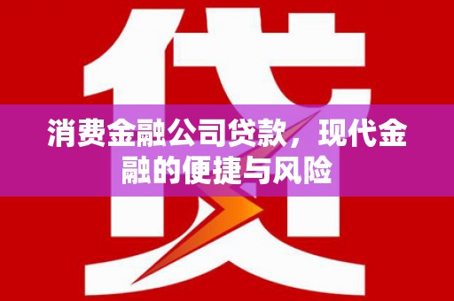 涞水消费金融公司贷款，现代金融的便捷与风险