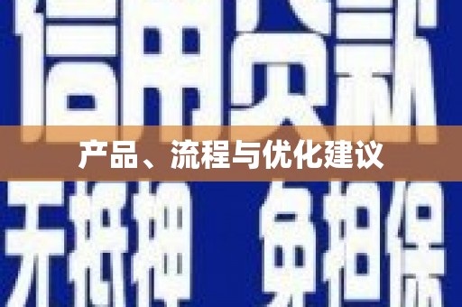 涞水产品、流程与优化建议